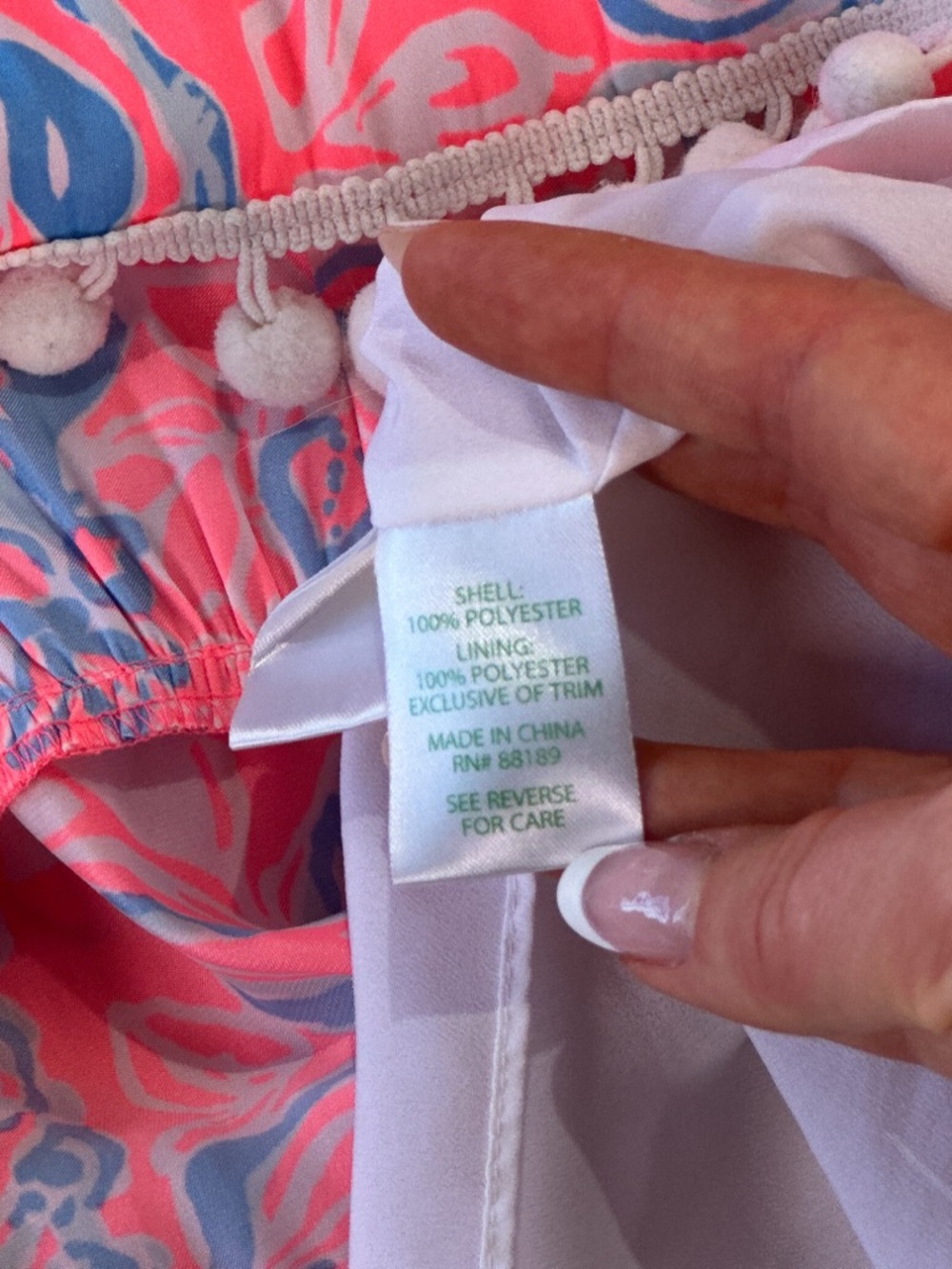 Lilly Pulitzer Women’s Nastashia Dress Coral Blue Ruffle Hem XS - Picture 4 of 14